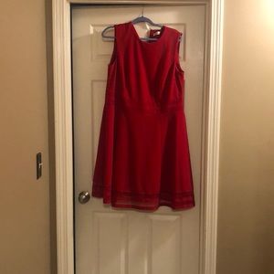 Calvin Klein red dress
